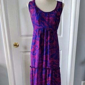 Mossimo Tiered Maxi Dress Sleeveless Size XL